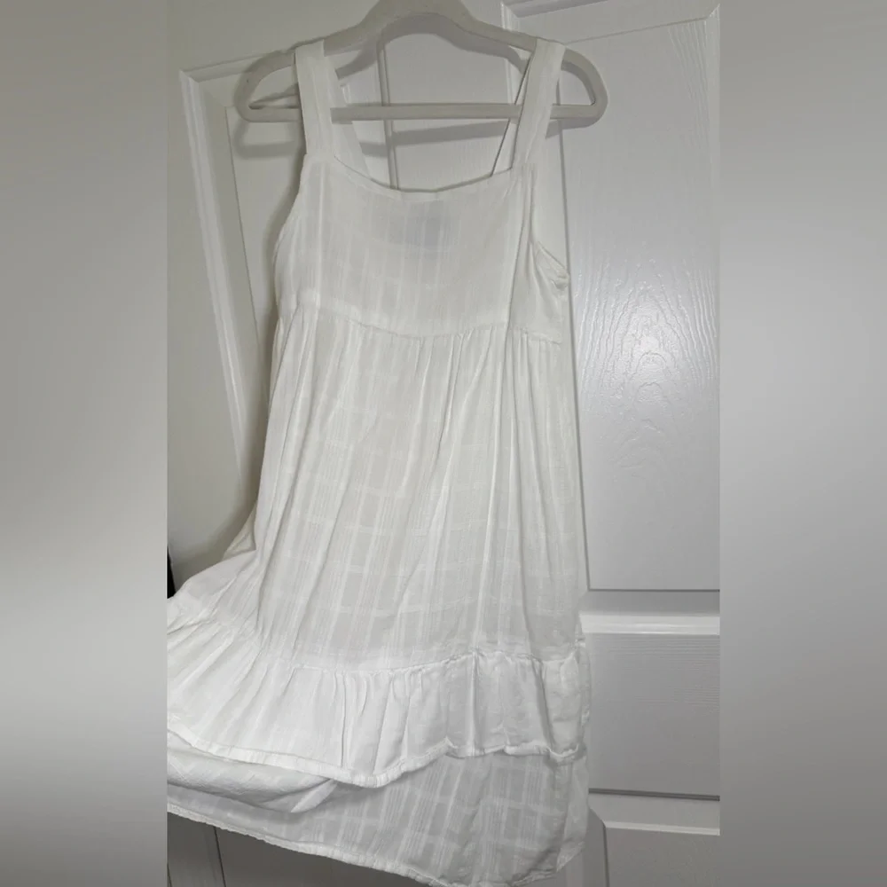 Old Navy Sleeveless Tiered Textured-Dobby All-Day Midi Dress for Girls Size M(8)